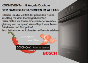 DOCHOWs Kochevents BOSCH Berlin Steglitz Kochschule