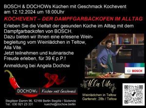 BOSCH DOCHOWs Küchen mit Geschmack Kochevent