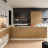 Nolte Moderne L-Küche Magnolia mit Hochschrank