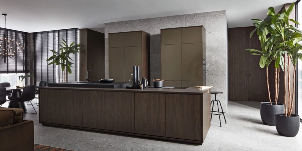 Nolte Neo Design Inselküche Noce Marone