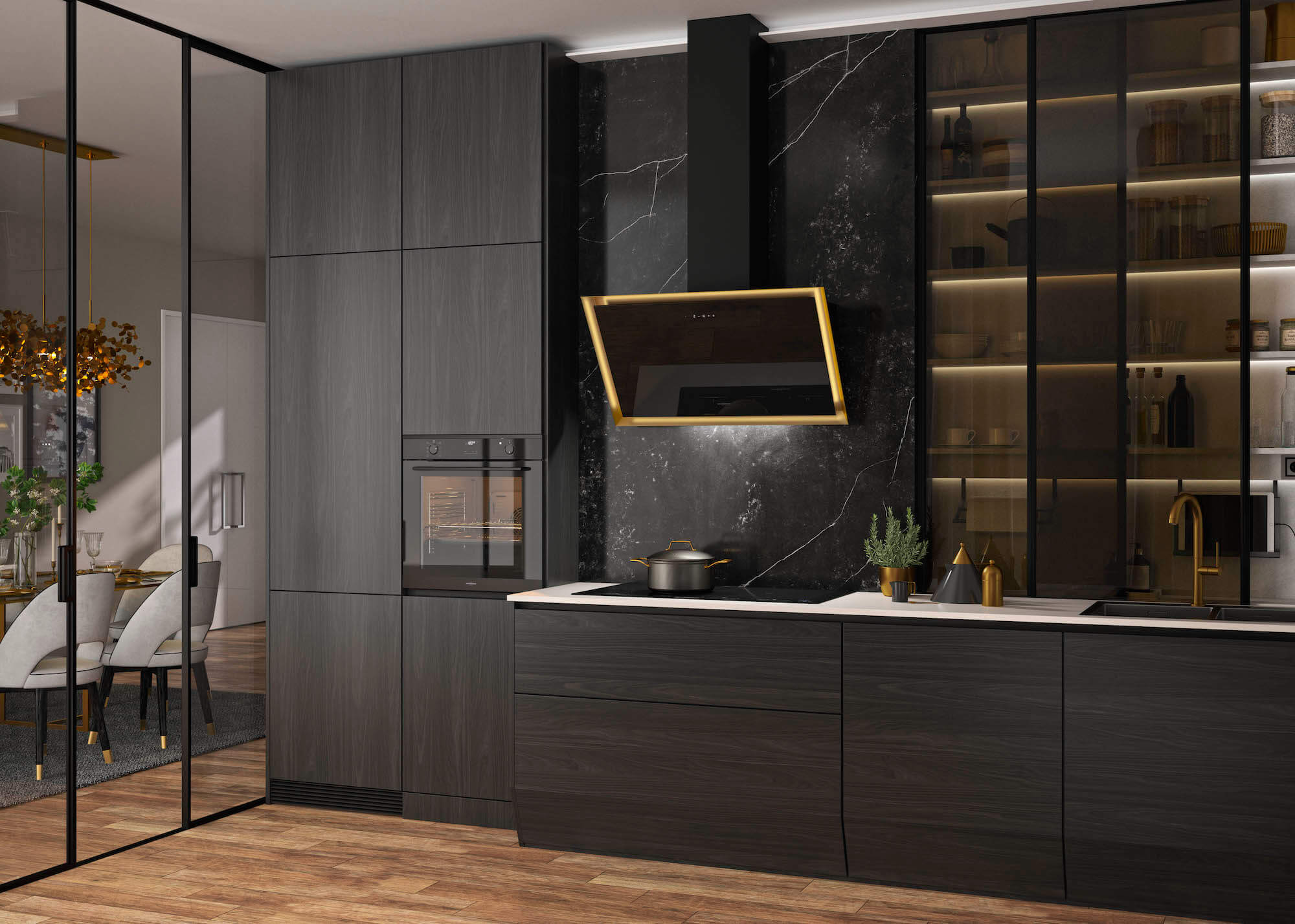 Oranier-Induktionskochfeld-mit-Dunstabzug-Kopffreihaube